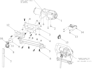 General Assembly Diagram and Parts List for 39A70148100 M550/M570 Cub Cadet Lawn Tractor Accessories